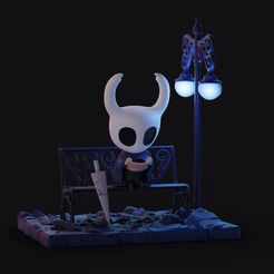 hollow.jpg STL file Hollow Knight Diorama・3D print object to download