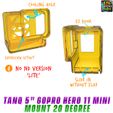 tanq-gopro-hero-11-mini-20-degree-6.jpg TANQ 5" Frame By LetsFlyRC GOPRO HERO 11 MINI 20 DEGREE MOUNT