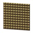 3D-P2-0.JPG Chocolat squares pattern 3d panel 3D print model