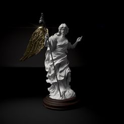 1.jpg OBJ-Datei Erzengel Sankt Raphael Erzengel Sankt Raphael・Vorlage für 3D-Druck zum herunterladen