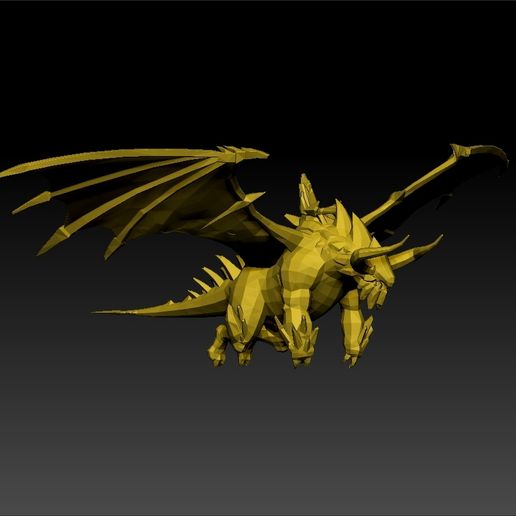 dragon.jpg Dragon for game unity3d -  ue5