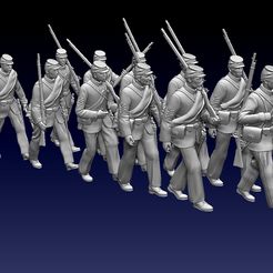 675765.jpg Archivo STL Soldados Unión guerra civil EE.UU.・Diseño para descargar y imprimir en 3D