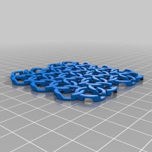 Download Free Stl File Medieval Style Chainmail Fabric • 3d Printer