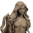 8.430.png Rapunzel Bust 3D Print