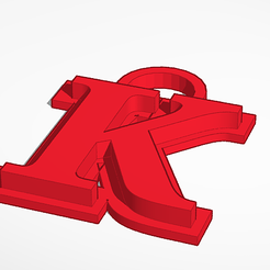 STL file LLAVERO LETRA R ( LETTER R KEYCHAIN )・3D printable model to ...