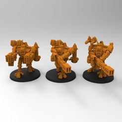 BroadsideBox.76.jpg Free STL file Space Communist Fusillade War Suits (presupported)・Object to download and to 3D print
