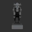 11.jpg 3D-печатная модель сердитого быка