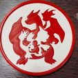 CharCoaster.jpg Charmander Charmeleon Charizard Pokemon Coaster