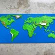 f3ccdd27d2000e3f9255a7e3e2c48800_display_large.jpg STL-Datei Elevation World Map (no multi color printer needed) kostenlos・3D-druckbares Objekt zum herunterladen