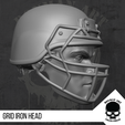 14.png Grid Iron head for 6 inch Action Figures