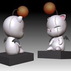 Moogle-doll-2.jpg Download STL file Final fantasy Tonberry Moogle Chocobo • Design to 3D print, Shinokez