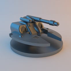 eldar.png Free STL file Epic 40k Eldar Falcon Revised・3D printable model to download