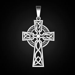 Celtic-cross-patterns-2-2.jpg Archivo STL Cruces celtas 2・Plan para descargar y imprimir en 3D