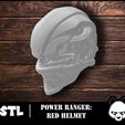 1.jpg Red Power Ranger Helmet / STL files 3D Model / Power Ranger Helmet Cosplay