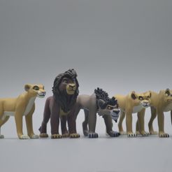 DSC_3251.jpg 3D file Lions 3D models set - STL・3D print model to download, 3DArt_Figures