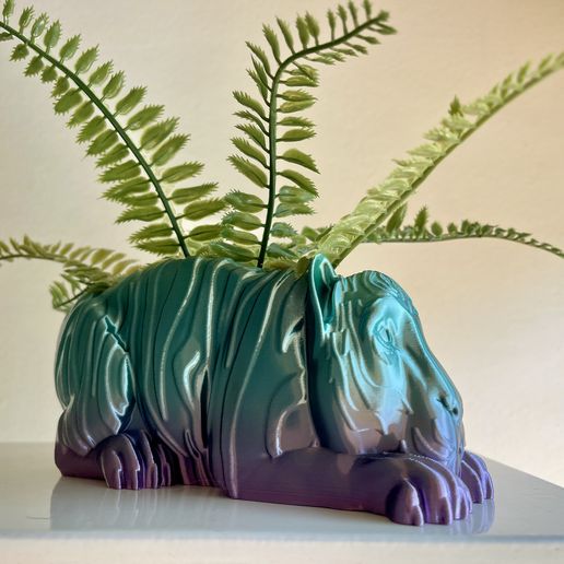 Tiger Flower Pot/Sculpture ( 2 Designs)