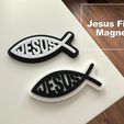 J-cover1.jpg Jesus Fish Ichthys Magnet