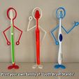 three_display_large.jpg 'Tooth Brush Standz' ... Fun free standing tooth brush holders!