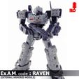 12.jpg Armored Core Last Raven Mecha  3DPrint Articulated Action Figure