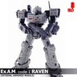 12.jpg Armored Core Last Raven Mecha  3DPrint Articulated Action Figure