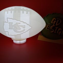 IMG_20230917_185544114.jpg Файл STL Футбольный светильник Kansas City Chiefs Design 3・Шаблон для 3D-печати для загрузки
