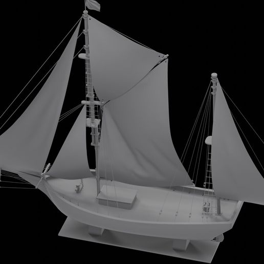 STL file Decorative ship model 🚢 (OBJ)・3D printable design to download ...
