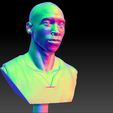 Kobe_0020_Layer 12.jpg Kobe Bryant 3 Textured 3D Print Busts