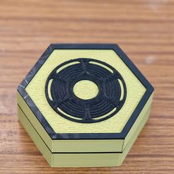 Estuche para cabezal de boquilla de impresora 3D con tapa y compartimento inferior