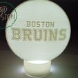 IMG_20230203_110023194.jpg Boston Bruins Hockey Puck Light, TEALIGHT, READING LIGHT, PARTY LIGHT