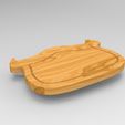 as.jpg Steak Plate, Serving Tray 250 Pcs Cnc Cut 3D Model File For CNC Router Engraver, Plate Carving Machine, Relief, serving tray Artcam, Aspire, VCarve, Cutt3D