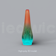 A_1_Renders_0.png Niedwica Vase A_1 | 3D printing vase | 3D model | STL files | Home decor | 3D vases | Modern vases | Abstract design | 3D printing | vase mode | STL