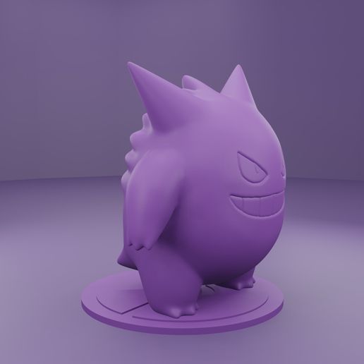 🐉 Pokémon N.º 094 Gengar・Arquivo STL para Impressão 3D・Cults
