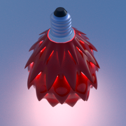 TopSideView.png Infinite Strawberry - easily customisable generative lampshade