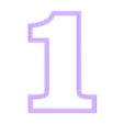 11.stl cookie cutter numbers 1-9