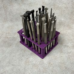 Tool-holder-10mm-purple-1.jpg Leather stamping tool rack
