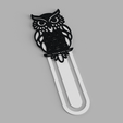 1.png Owl on branch Bookmark