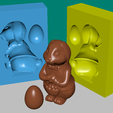 ChocolateBunny_01.png Easter Bunny With Chocolate Bunny Mold