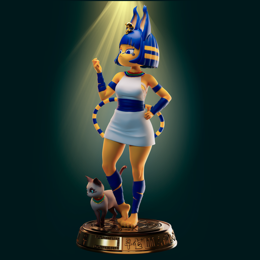 Preview10.png Ankha Animal Crossing 3D-Druck Modell