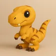 1000105815.webp Yellow Raptor Cub (3D/Digital Art)