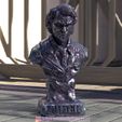 Joker_Heath_Ledger_Bust_3dprinting_10.jpg Joker Heath Ledger Bust Sculpt 3D Printing Model