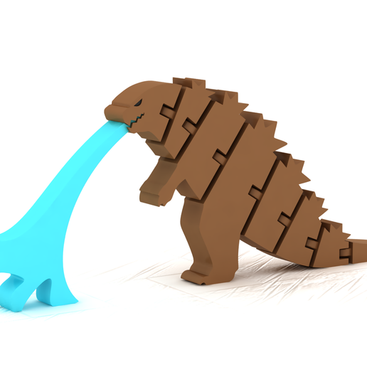 Articulated Dragon 3D Model