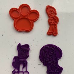 349218155_832666675084770_6557955562053123123_n.jpg Datei STL Pfotenpatrouille Ausstechformen・Modell für 3D-Druck zum herunterladen