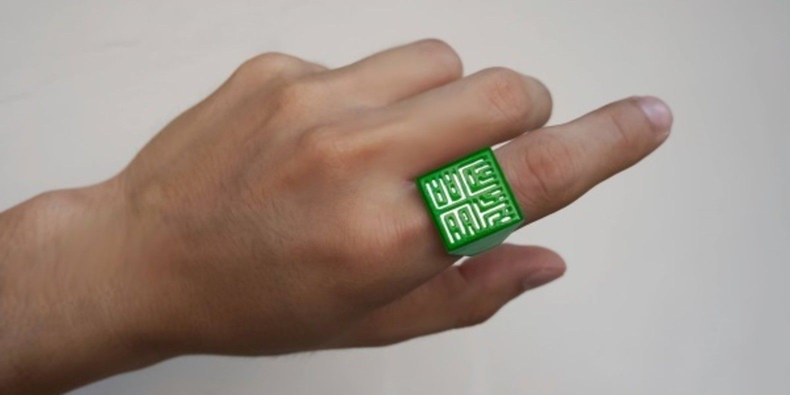 sesame ring theory 3D printed bague imprimée en 3D cults3D fichier 3D kickstarter boston MIT 2