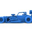 135.jpg Supermodified front engine Winged race car V4 Scale 1:25