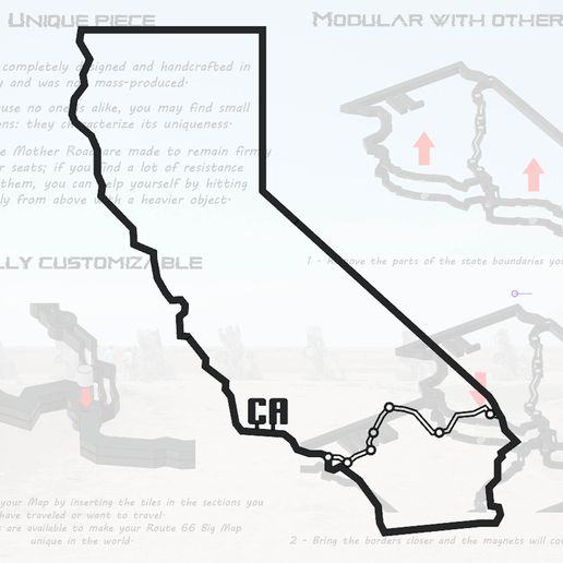 California-Anteprima.jpg O Grande Mapa da Route 66 - Califórnia