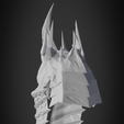 LynchkingHelmet34BackH.png Lich King Helmet from World of WarCraft for Cosplay