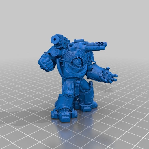 Oversized Space Traitor Gun Nut 3D model