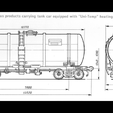 Uni-Temp-Insulated-40'-tank-car.png UNI Temp SFAT Gasoline Tank Car N Scale HO Scale & Kids HO Scale