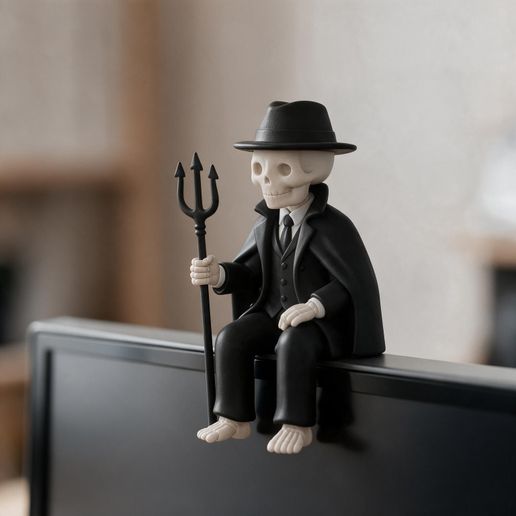 Mini Exu Caveira - Exu Brazilian Chibi Figure