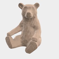 Project-Name.jpg Fichier STL Ours assis・Objet pour impression 3D à télécharger